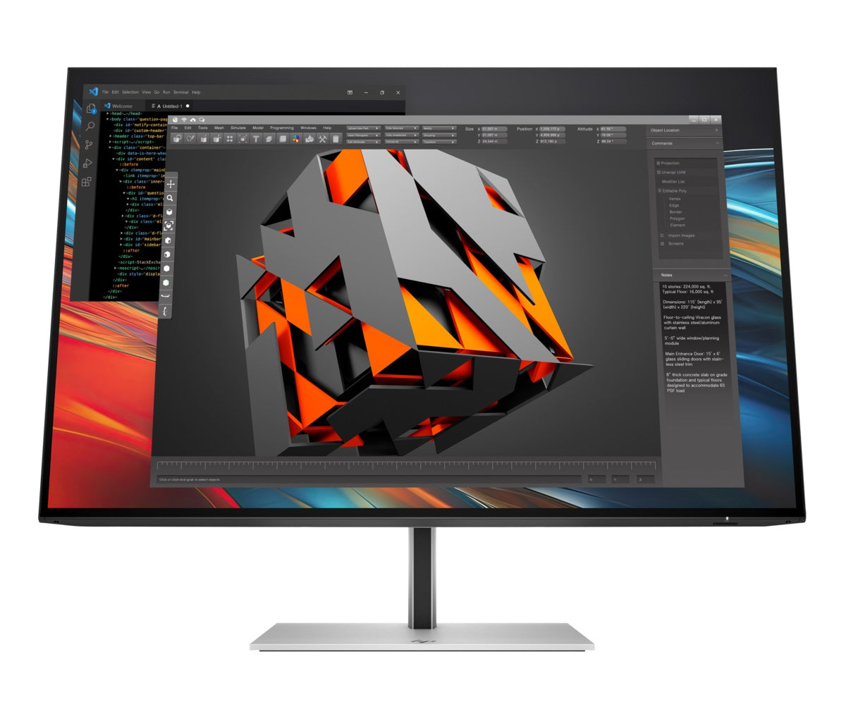 HP 8X534AA#ABA HP Serie 7 Pro 24" Monitor Plano 724pn WUXGA IPS Antirreflectante HDMI DP USB-A/USB-B