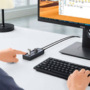 UGREEN CM481 90305 Adaptador de hub USB-A para USB-A de 7 portas com adaptador de energia