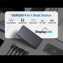 UGREEN CM615 90912 Revodok Pro 209 Estação de acoplamento universal 9 em 1 com HDMI 4K