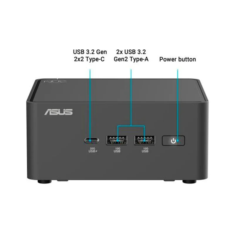 ASUS 90AR00Q2-M00250 Barebone NUC 15 Pro Core 7-240H 2.5-5.2GHz, 10 Nucleos 24MB Smart Cache