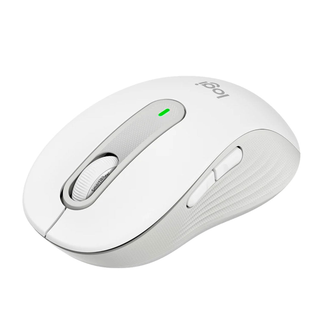 LOGITECH SIGNATURE M650 Mouse inalámbrico mediano, Blanco, 910-006252
