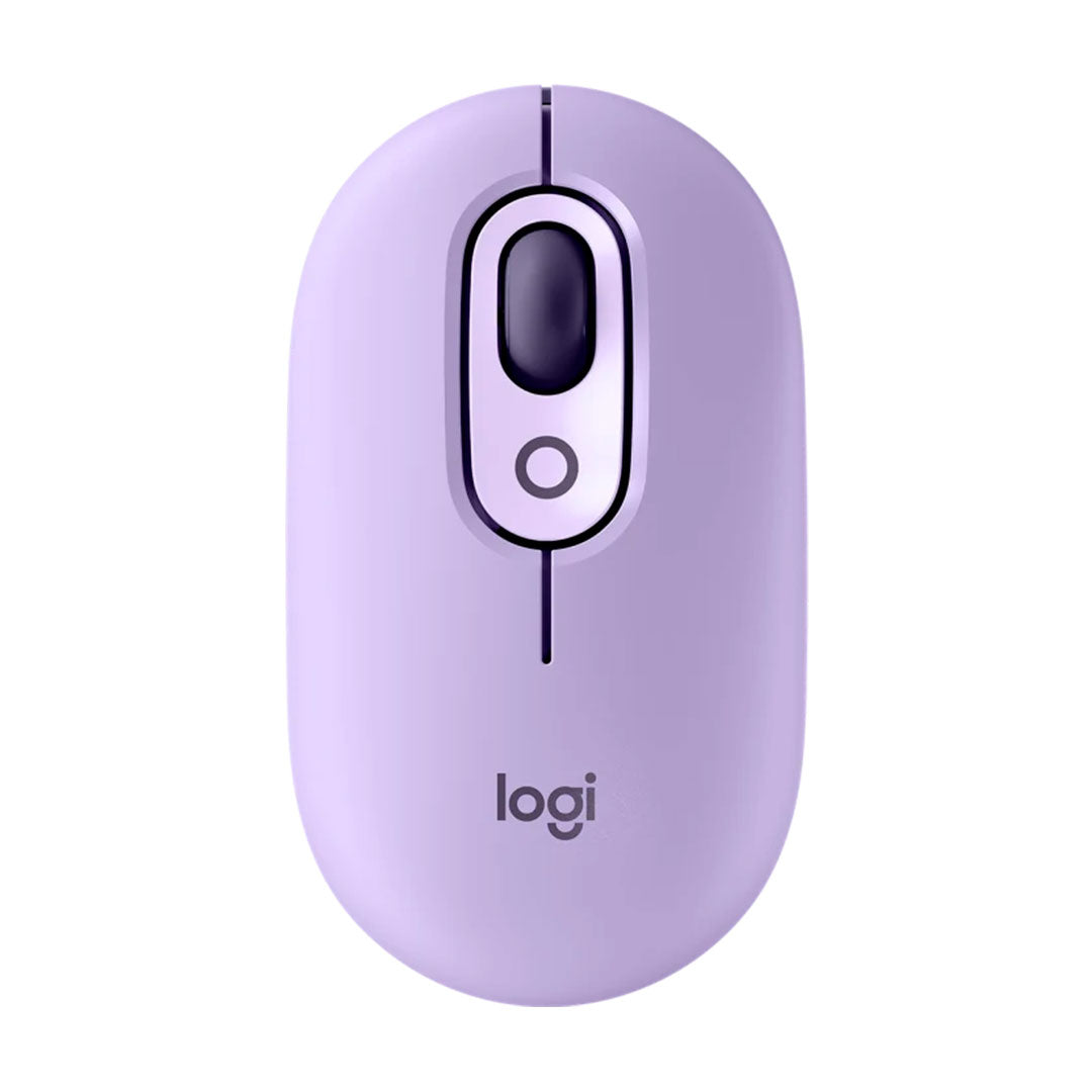 LOGITECH POP Mouse inalámbrico con función personalizable 4000 DPI, Violeta, 910-006647
