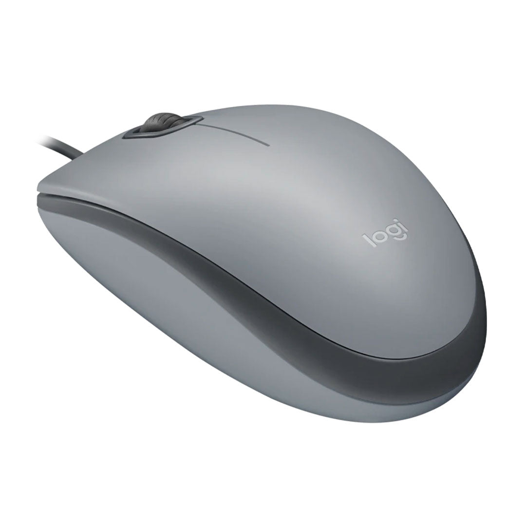 LOGITECH M110 SILENT Mouse óptico Gris, silencioso, 1000 dpi, 910-006757