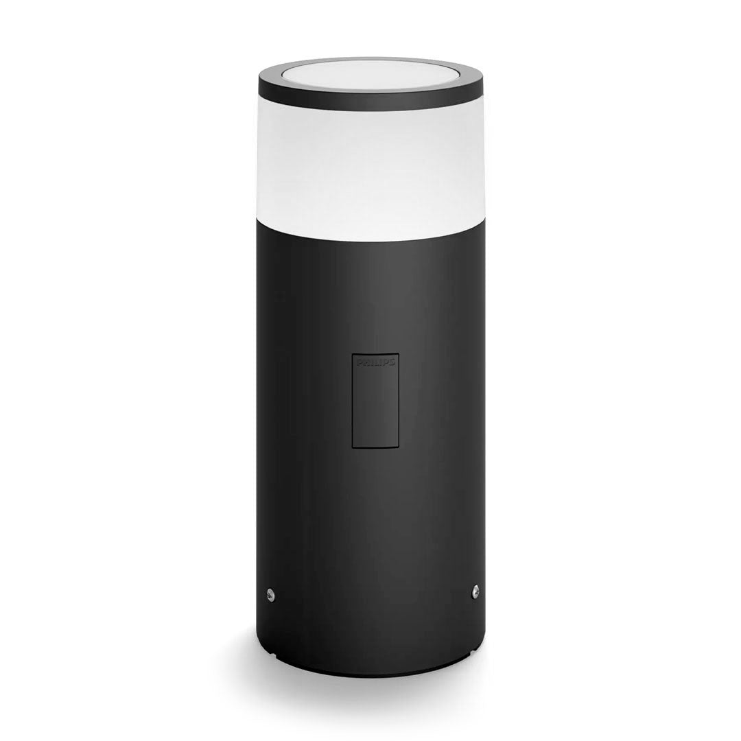 PHILIPS HUE 915005630301 Lámpara de pedestal para exteriores 1x8w, 590 lúmenes