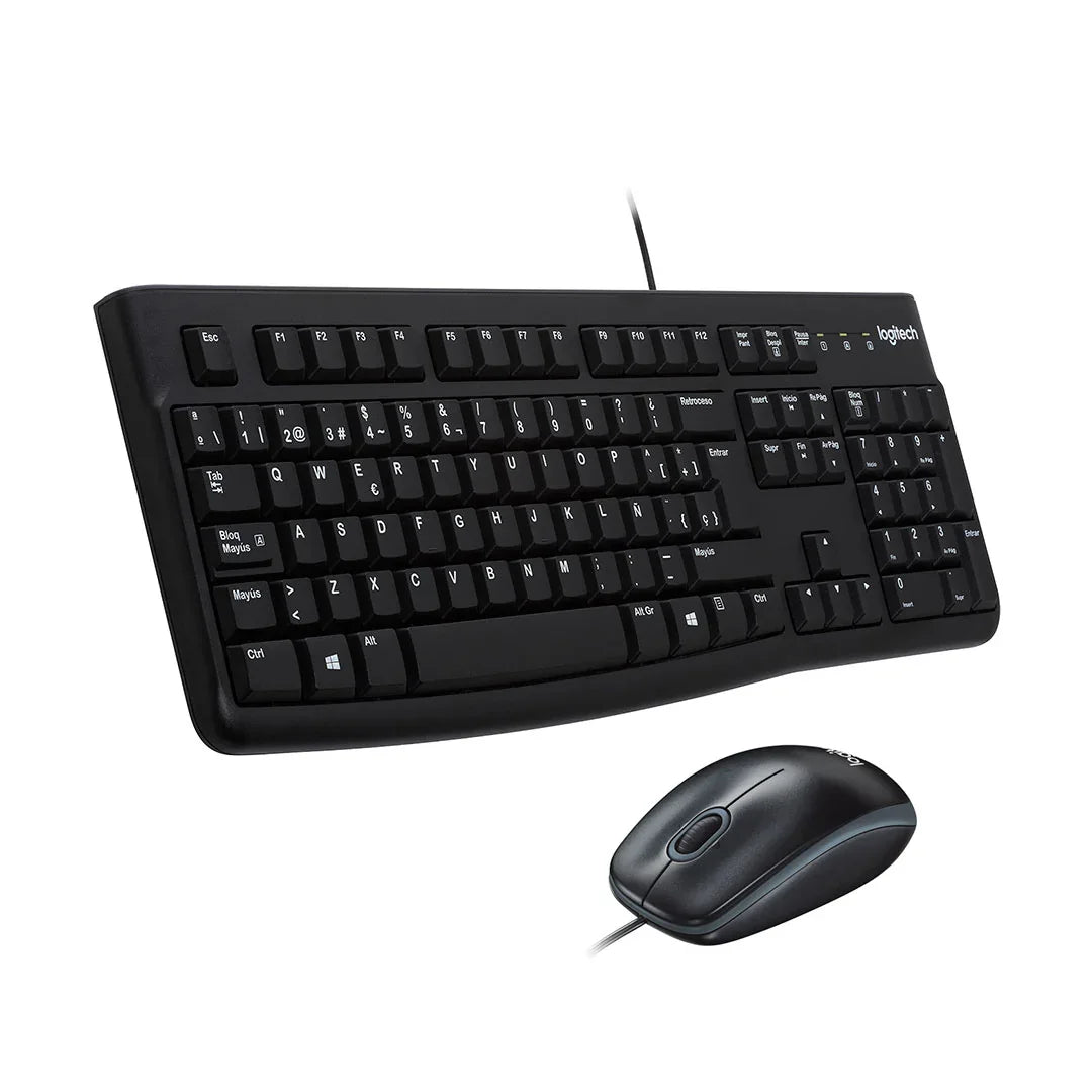 LOGITECH 920-004428 Kit Teclado y Mouse MK120 con Cable USB
