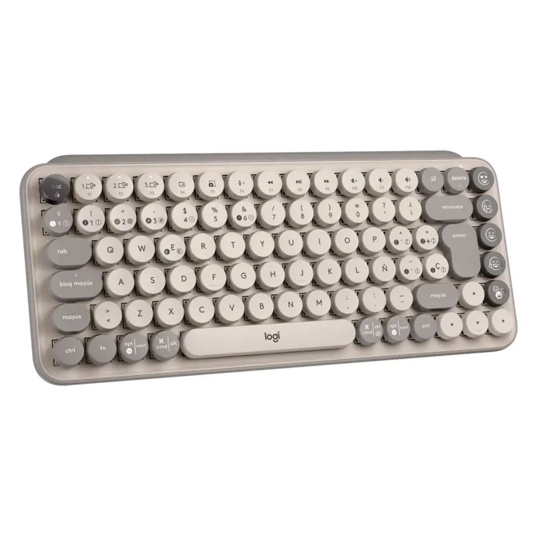 LOGITECH 920-011518 Teclado POP KEYS Mecánico Inalámbrico con Teclas Emojis Personalizables