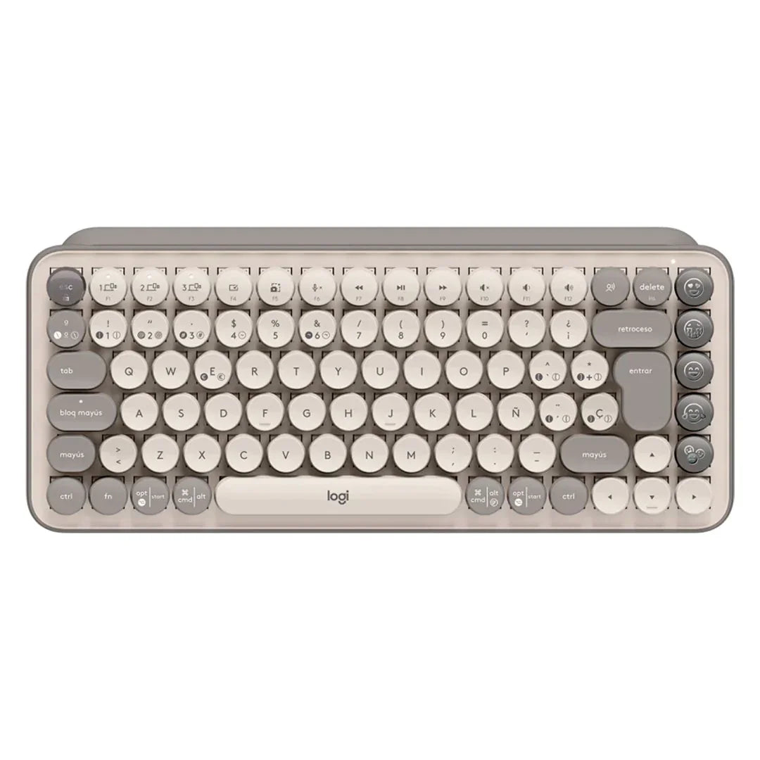 LOGITECH 920-011518 Teclado POP KEYS Mecánico Inalámbrico con Teclas Emojis Personalizables