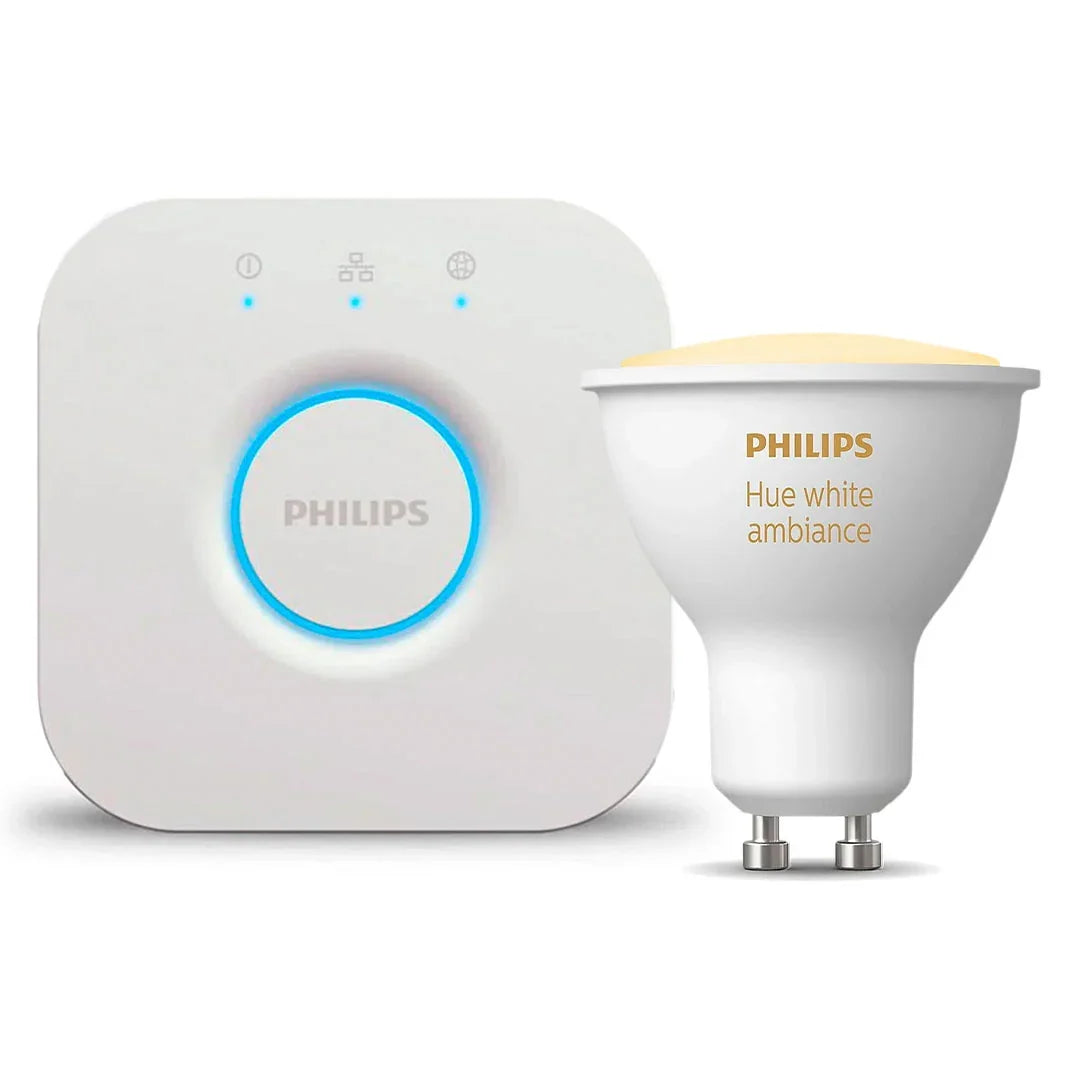 PHILIPS HUE Kit Foco GU10 LF/LC + Bridge Inteligente