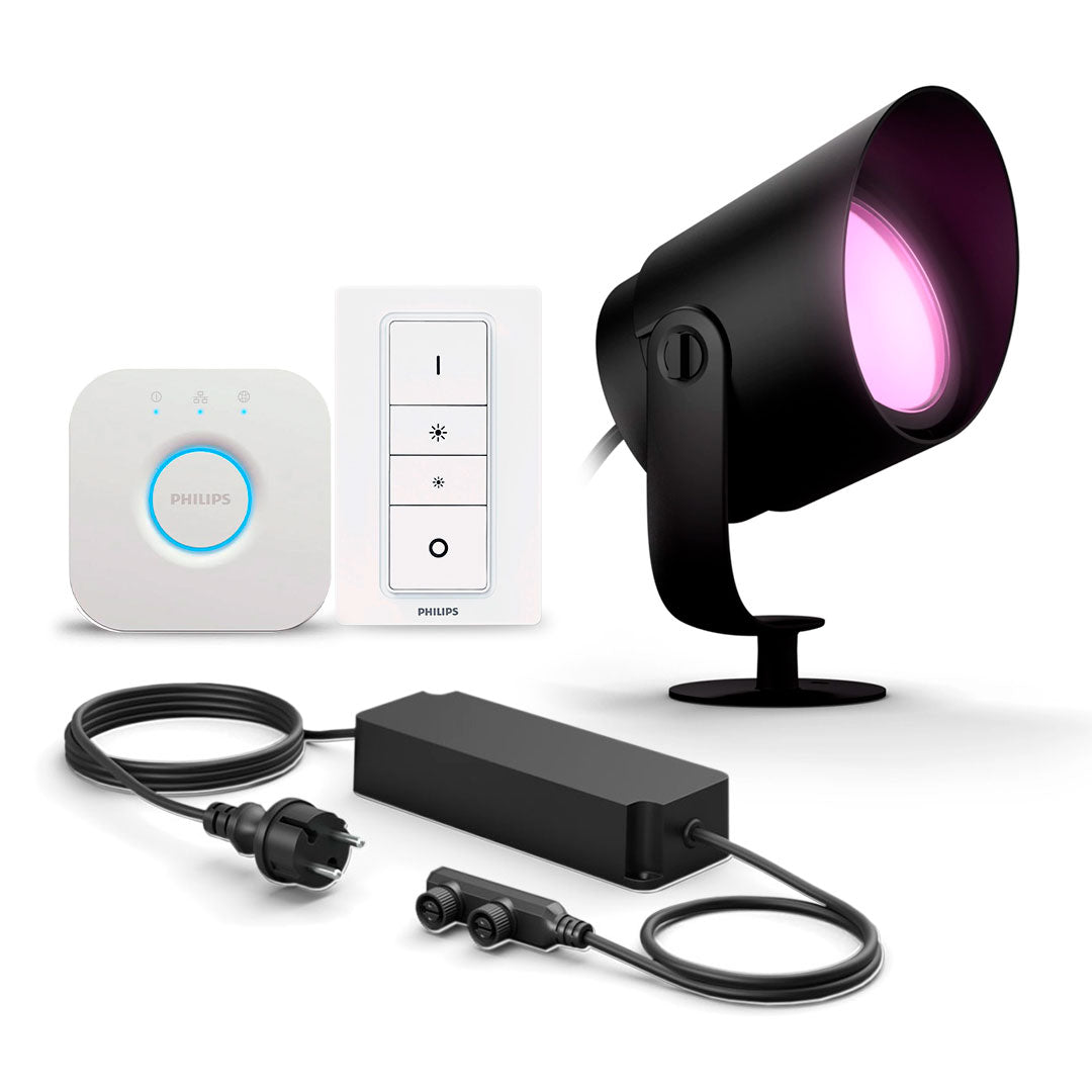 PHILIPS HUE Kit Lámpara Lily XL + Fuente 100W + Interruptor + Bridge Smart