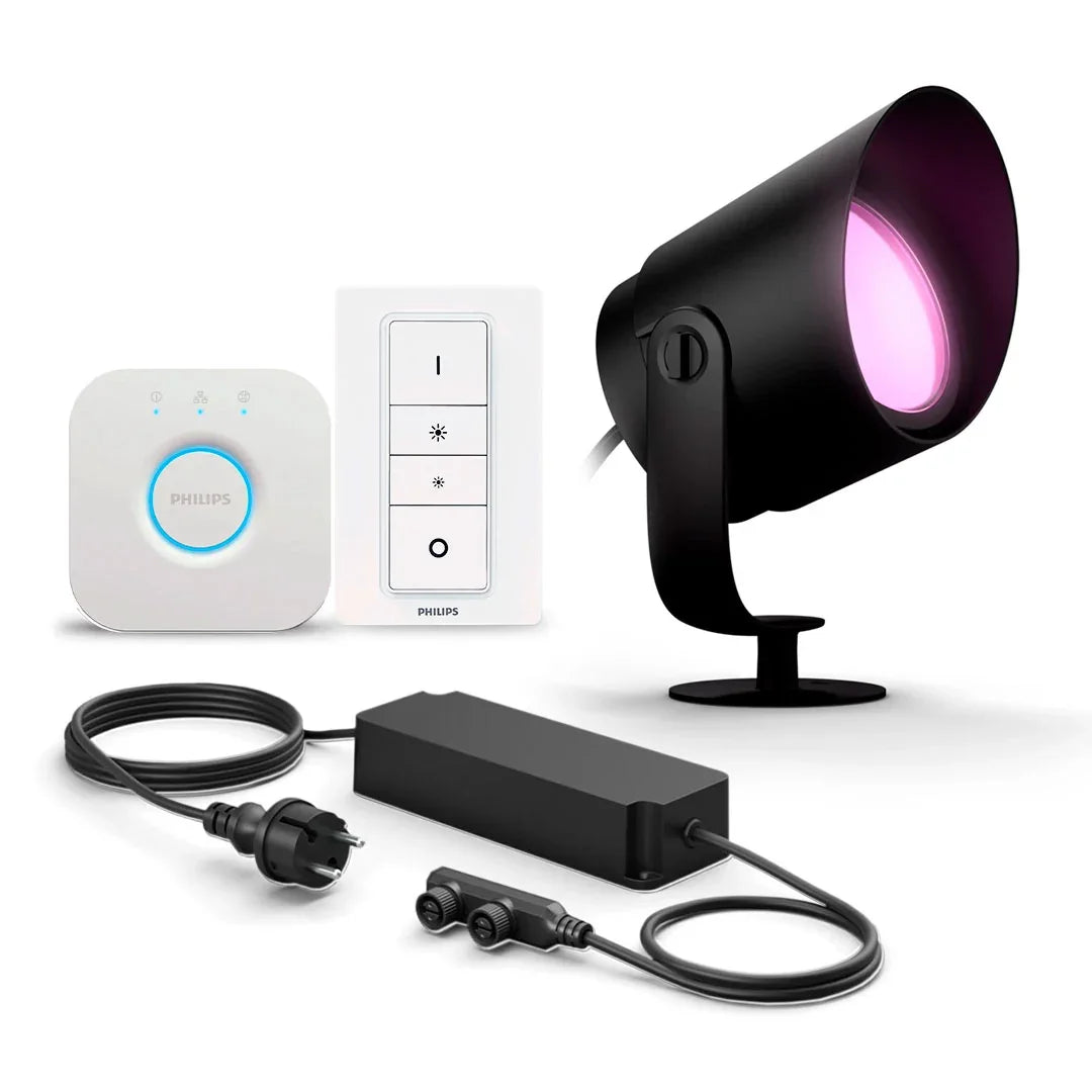 PHILIPS HUE Kit Lámpara Lily XL + Fuente 100W + Interruptor + Bridge Smart