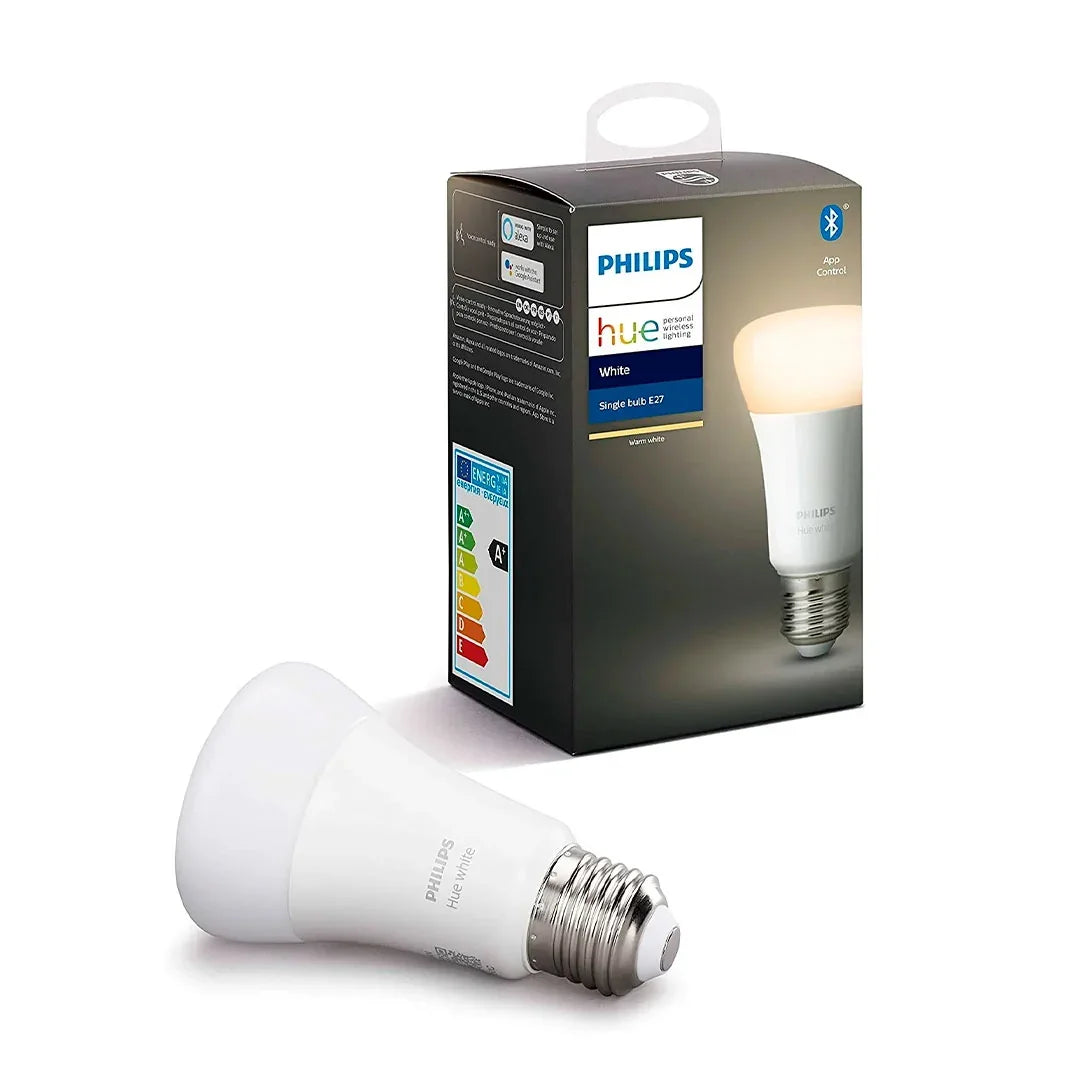 PHILIPS HUE 929002469202 Foco LED inteligente E27 9w, Luz blanco cálido. Bluetooth
