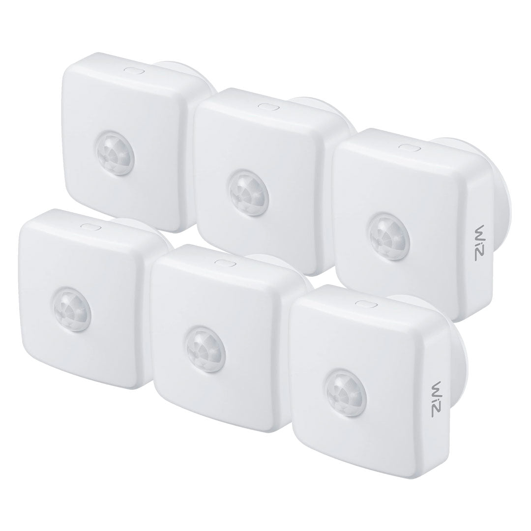 WIZ PACK-6 Sensor de Movimiento Inteligente para Pared alcance 3m