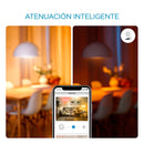 Lâmpada LED inteligente WIZ C37, E14 Wifi, 4,9 W, multicolorida, 470 lúmens, 15.000 horas, 929002448812