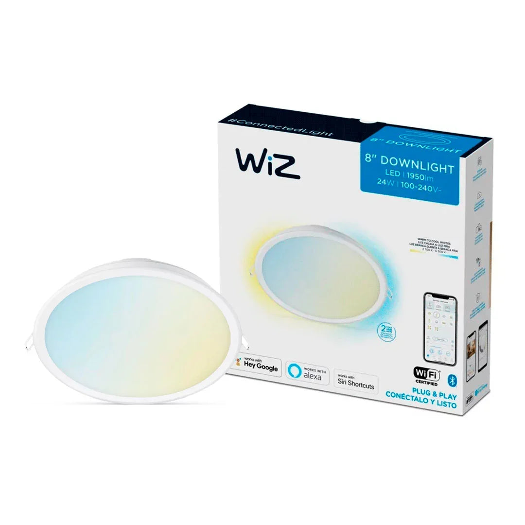 WIZ Foco Downlight Inteligente Luminaria Empotrada 8" 24W 650Lúmenes 15000horas