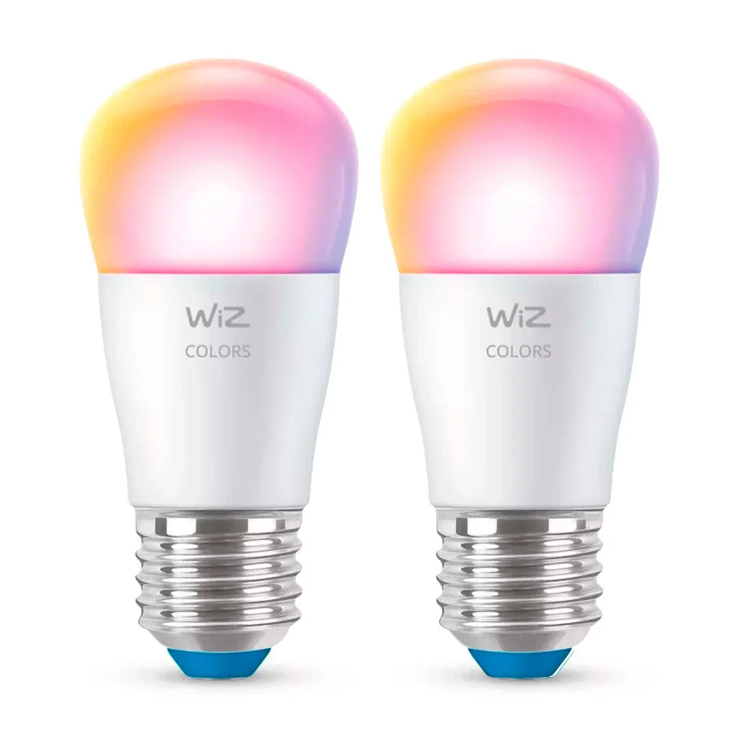 WIZ PACK-2 Foco Inteligente P45 E27 40W Multicolor 450Lúmenes 25000horas