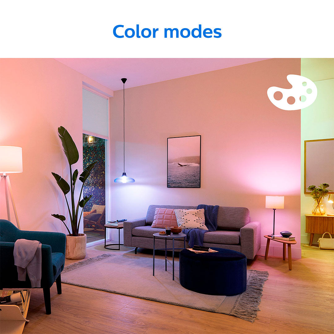 WIZ PACK-2 Foco Globo WIFI inteligente G95 E27 75w, multicolor, 1055 lúmenes, 25000 horas 929003604712