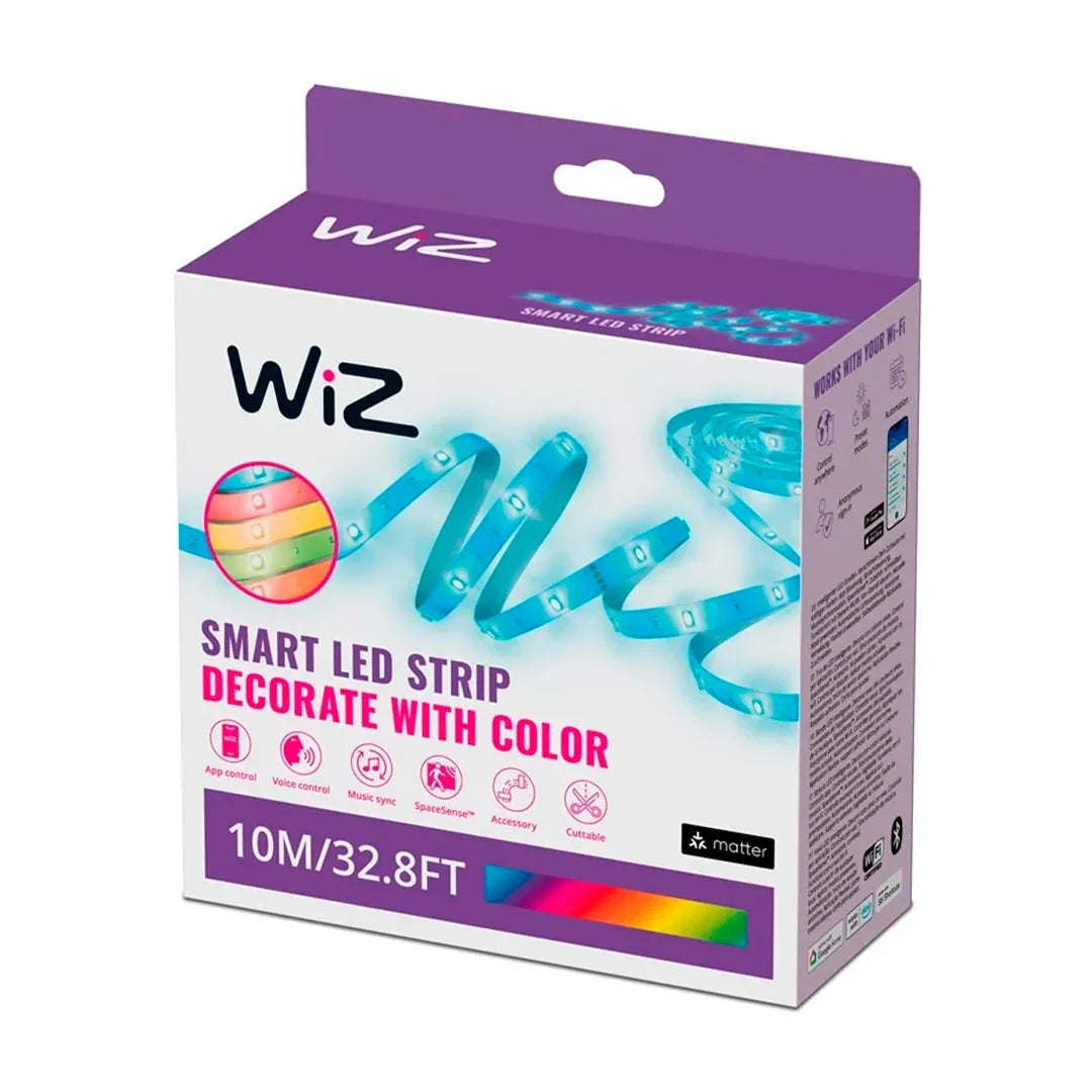 WIZ Cinta LED WIFI inteligente Strip RGB tipo C de 10mts 929004139901