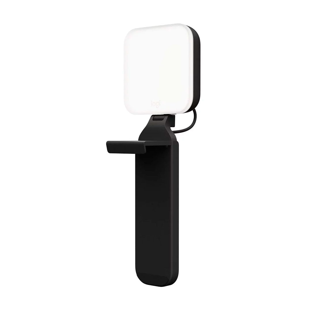 LOGITECH LITRA GLOW Luz LED premium para streaming con TrueSoft, USB-A, 946-000031