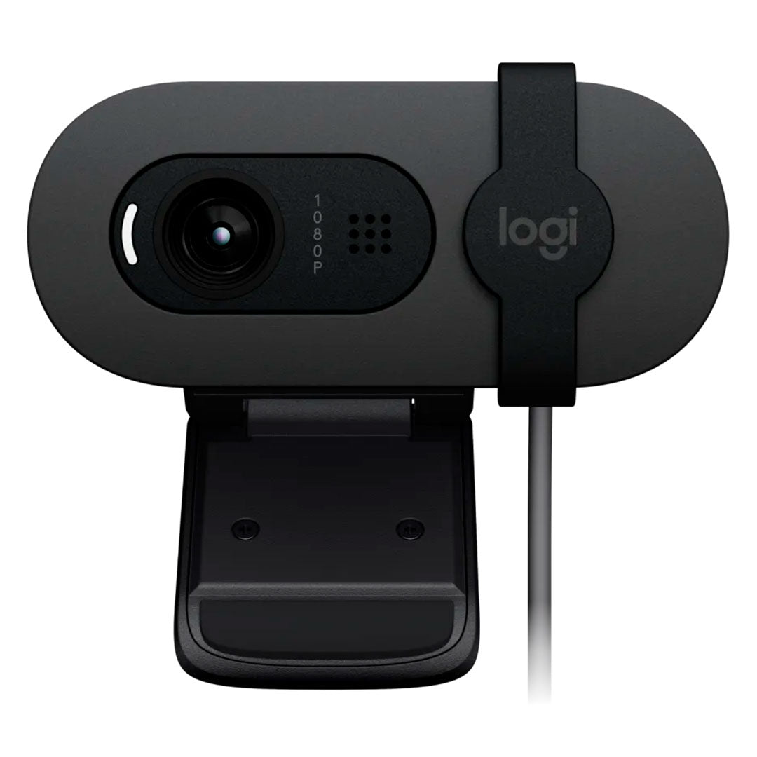 LOGITECH BRIO 100 Cámara Web Full HD 1080p 30fps Grafito