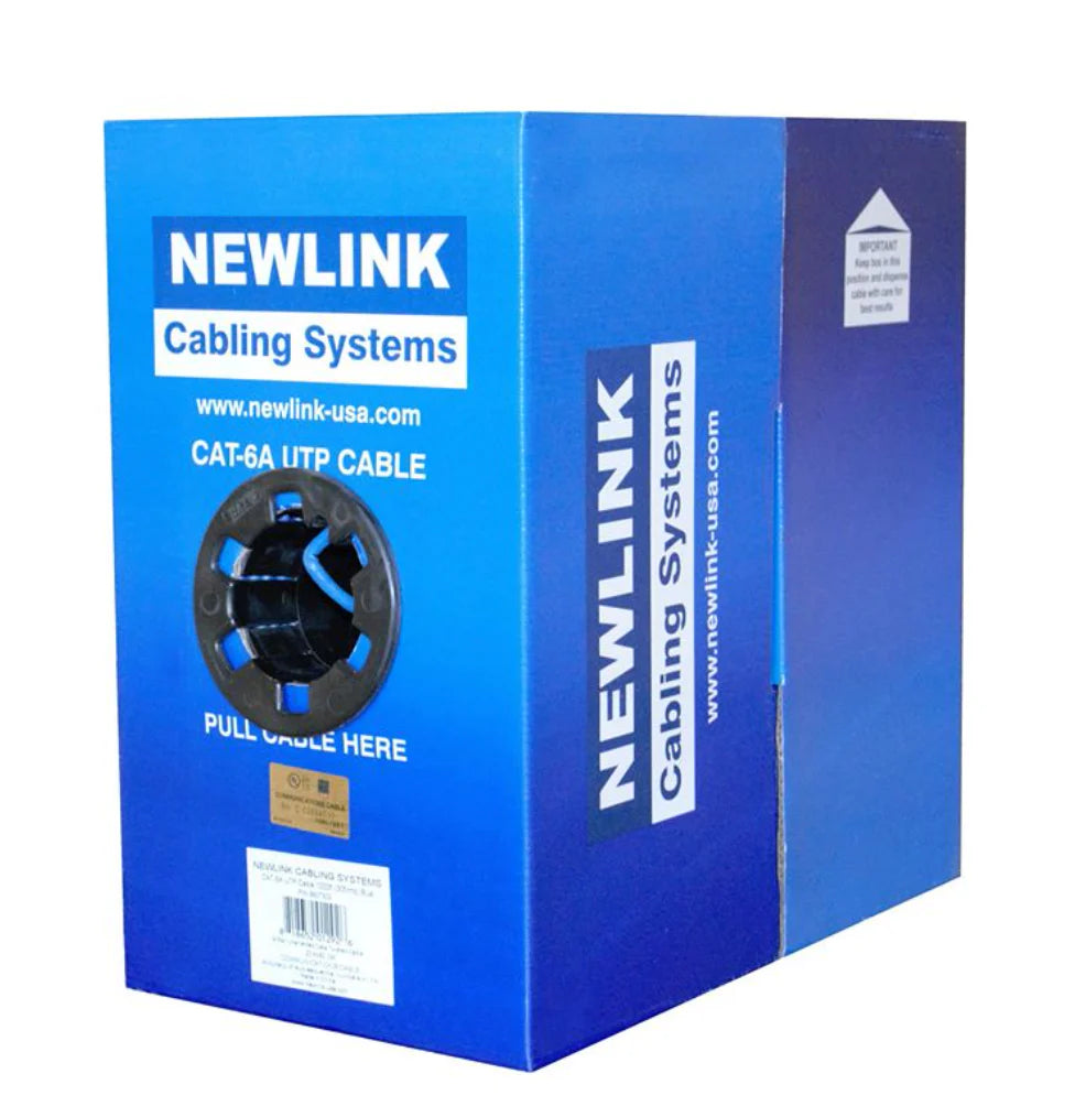 NEWLINK 9805742 Cable de Red UTP CAT5E CM 24AWG AZUL, 305m