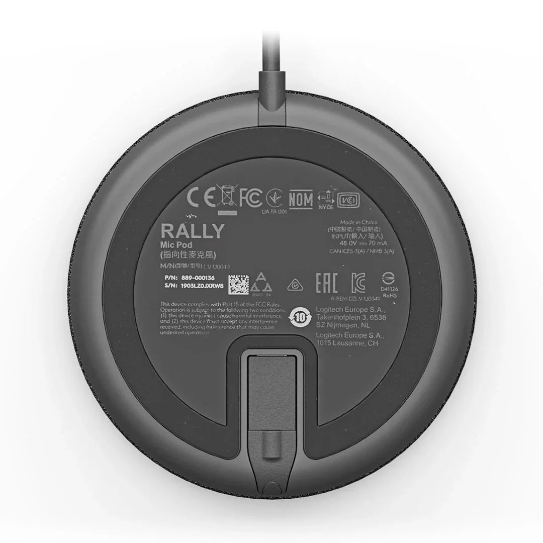 LOGITECH 989-000430 Micrófono Modular Con Rightsound Para RALLY