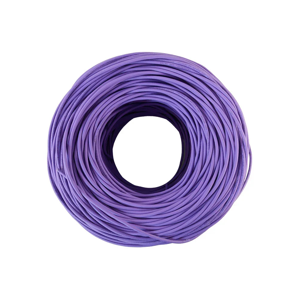 SIEMON 9C6L4-E2-RXA Cable UTP Sólido 4P Cat.6 24AWG LSZH, IEC 60332-1-IEC 60332-3 Violeta (Cajax305mt)