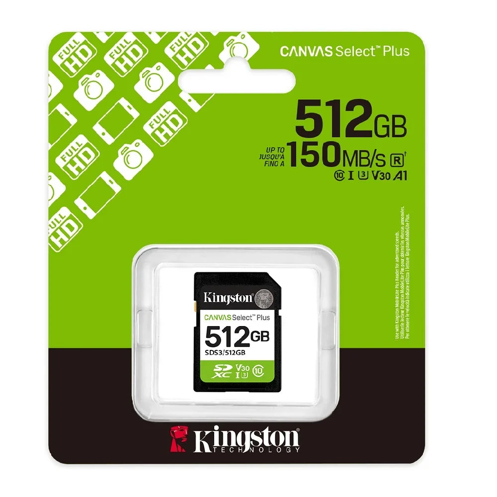 KINGSTON SDS3/512GB CANVAS SELECT PLUS Memoria MicroSD 512GB