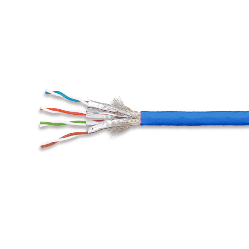SIEMON 9T6C14-A5-06R1A Cable S/FTP Sólido 4P Cat 6A 23AWG LSZH Azul