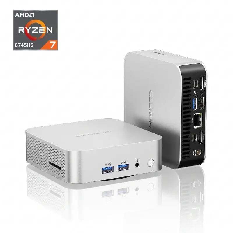 GEEKOM A8 Max Mini PC AMD Ryzen 7 8745HS Incluye 16GB RAM DDR5 y 1TB SSD