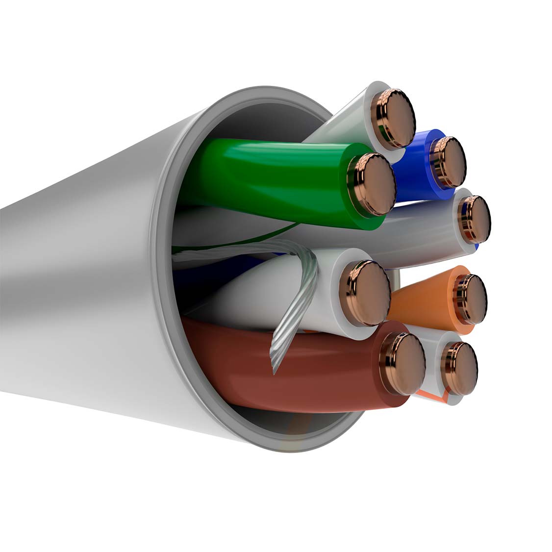 NEXXT SOLUTIONS AB355NXT21 Cable en Bobina Cat5E U/UTP CM 24AWG Gris