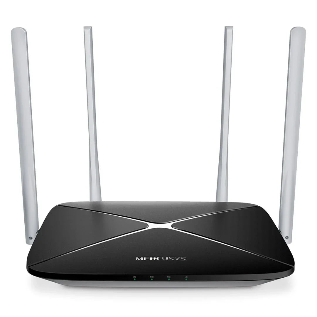 MERCUSYS AC12 Router Inalámbrico Doble Banda AC1200 1,2Gbps MU-MIMO Bidireccional