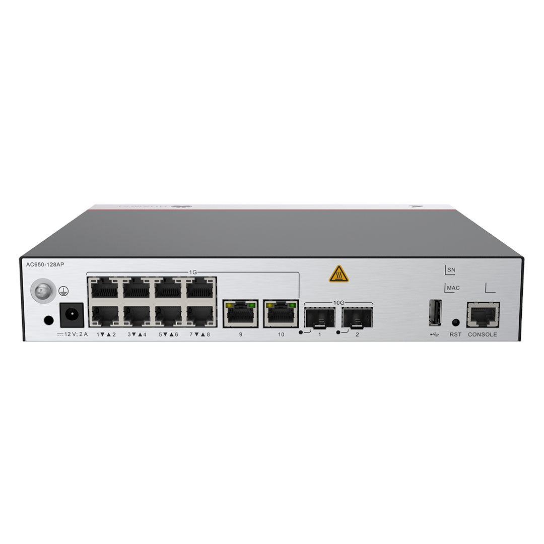 HUAWEI eKIT AC650-128AP Controlador para 128 Acces Point, 10 Puertos Gigabit 2SFP+ 10G