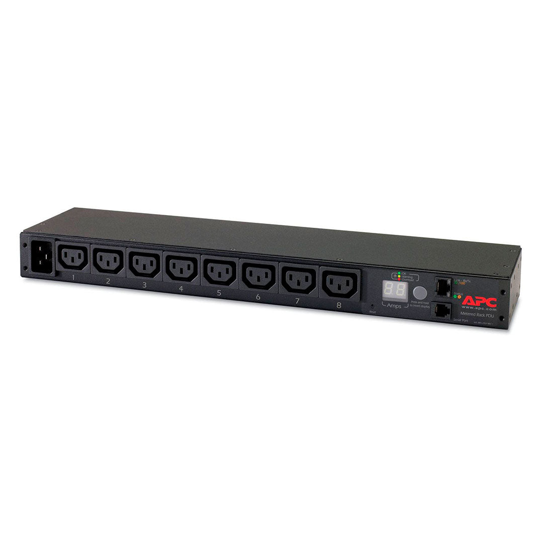 APC AP7821B Unidad PDU Power Rack monitoreable con instrumentación de 1U, 16A, 208/230V, 8 tomas C13