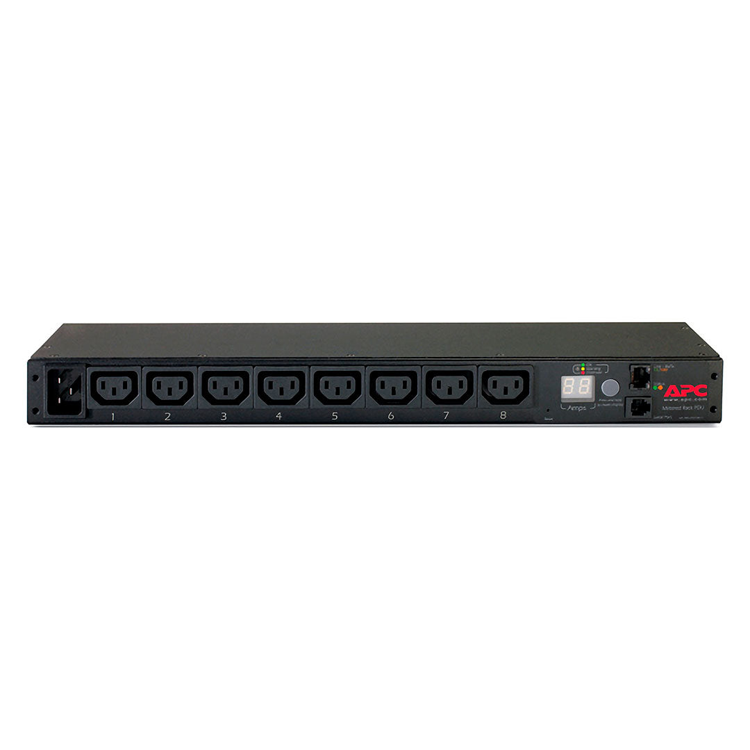 APC AP7821B Unidad PDU Power Rack monitoreable con instrumentación de 1U, 16A, 208/230V, 8 tomas C13