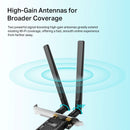 TP-LINK ARCHER TX20E Dual Band PCIe WIFI 6 AX1800 Adapter