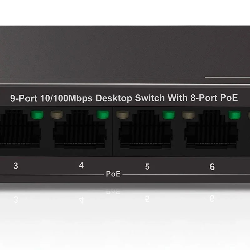 NEXXT SOLUTIONS ASBDTPO4U1 (SIN CAJA 8/10) Switch Poe 8 puertos 10/100 1 Uplink 58W