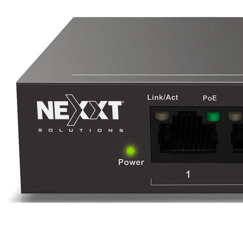 NEXXT SOLUTIONS ASBDTPO4U1 (SIN CAJA 8/10) Switch Poe 8 puertos 10/100 1 Uplink 58W