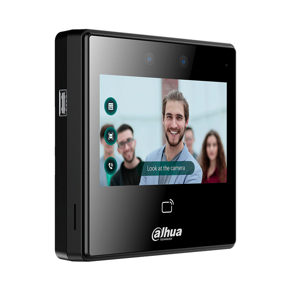 DAHUA ASI3213A-W Control de Acceso Wifi Biométrico para rostro, tarjeta clave 4.3"