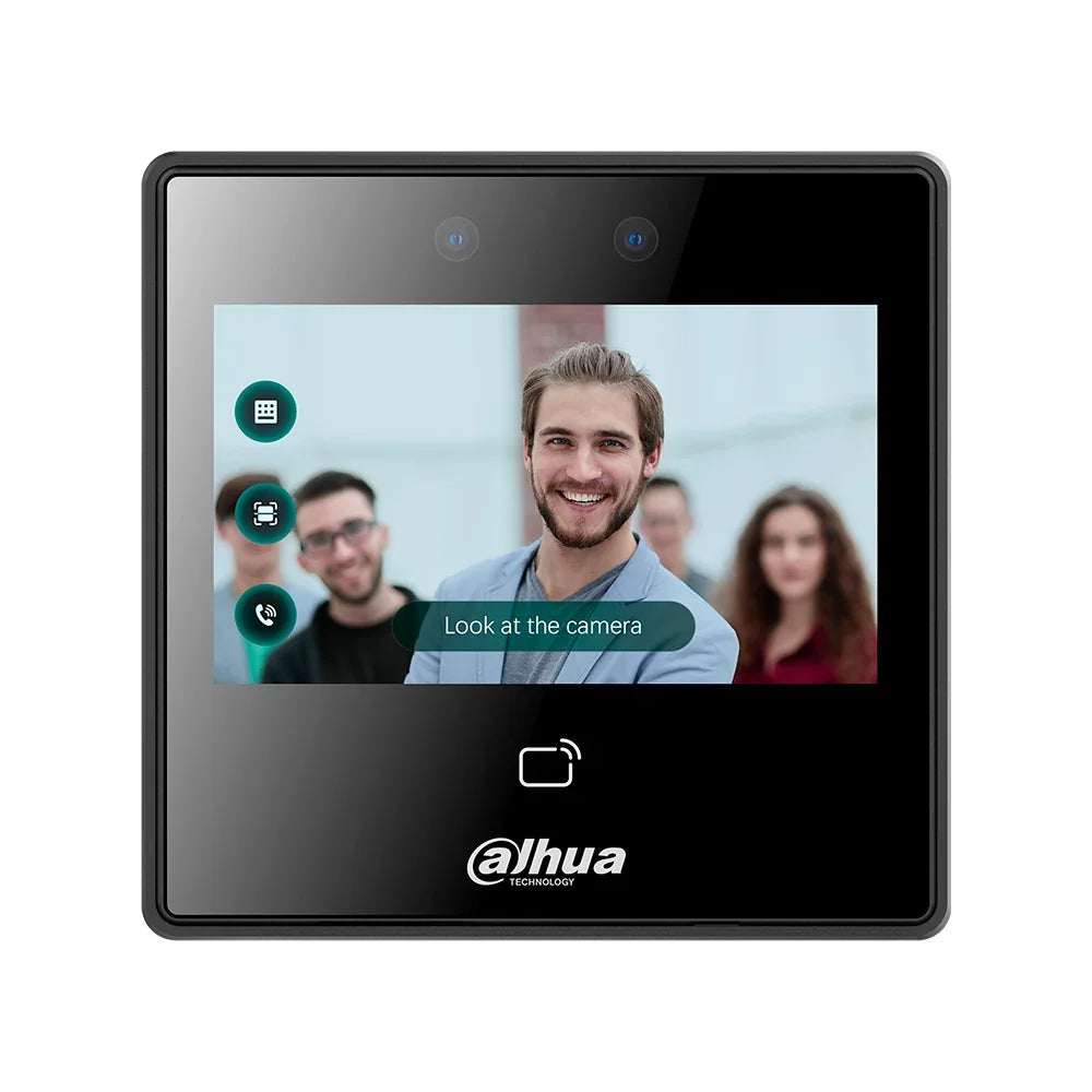 DAHUA ASI3213A-W Control de Acceso Wifi Biométrico para rostro, tarjeta clave 4.3"