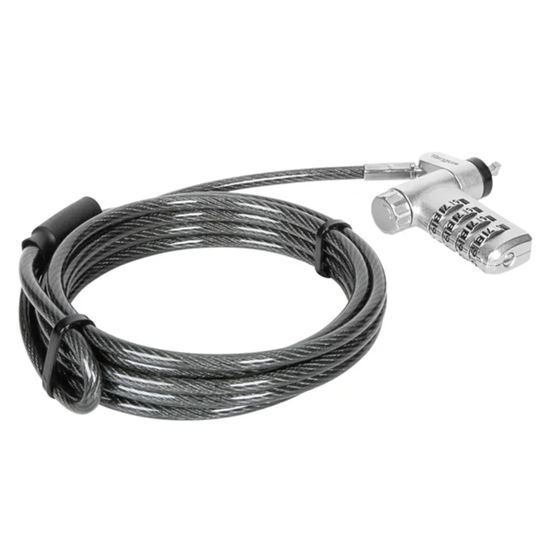 TARGUS ASP96RGL Cable de seguridad Defcon Ultimate Combinado Reseteable Universal