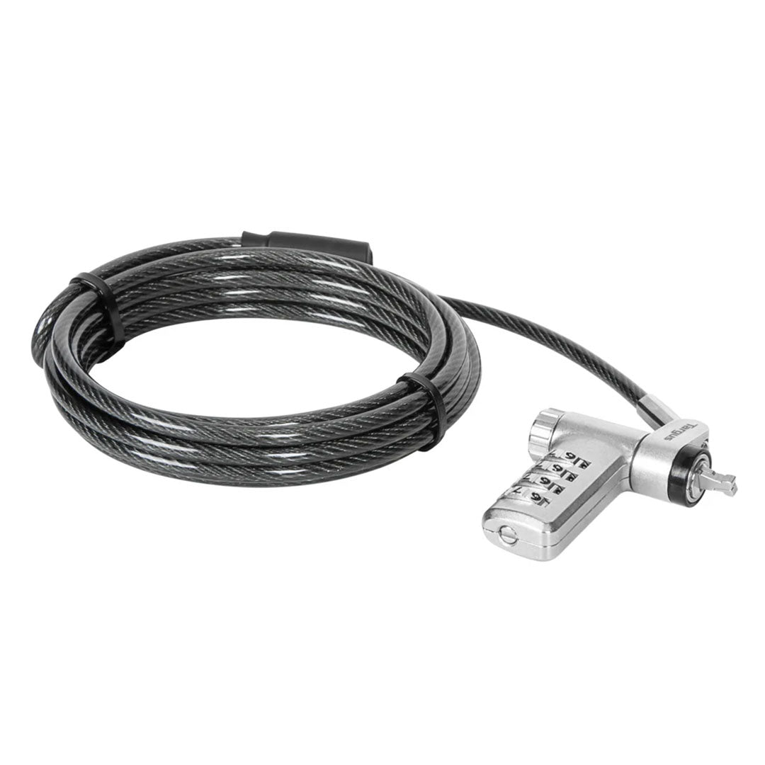 TARGUS ASP96RGL Cable de seguridad Defcon Ultimate Combinado Reseteable Universal