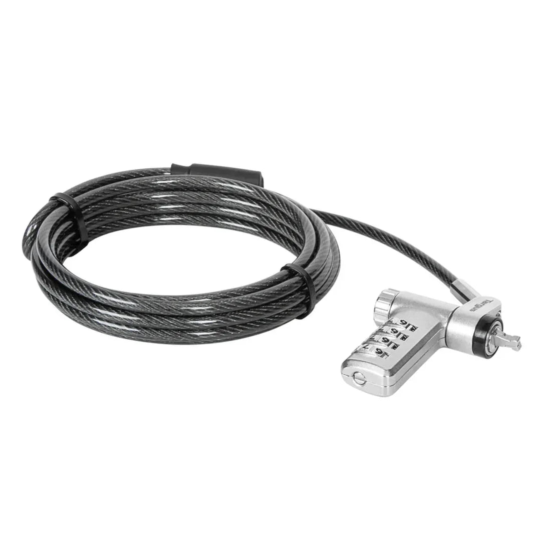 TARGUS ASP96RGL Cable de seguridad Defcon Ultimate Combinado Reseteable Universal