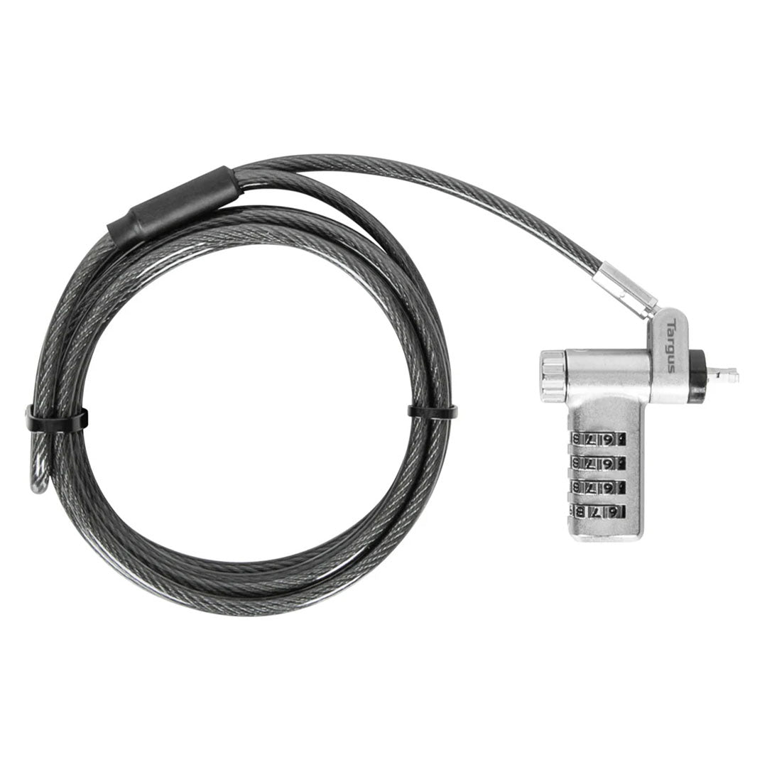 TARGUS ASP96RGLX Cable de seguridad Defcon Ultimate de combinación universal reiniciable