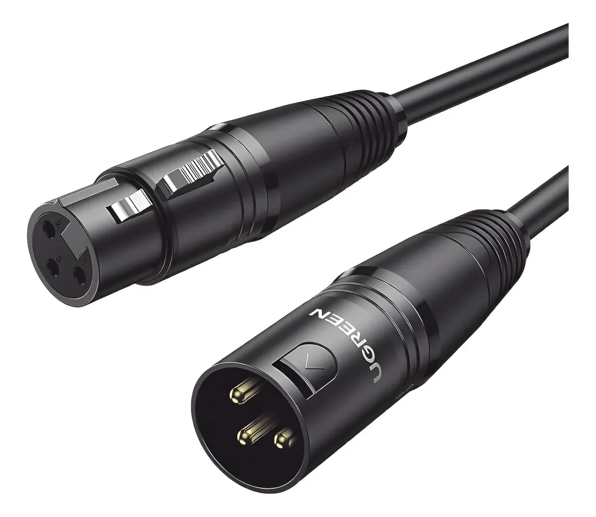 UGREEN AV130 20714 Cable de Audio XLR Macho a Hembra 10m