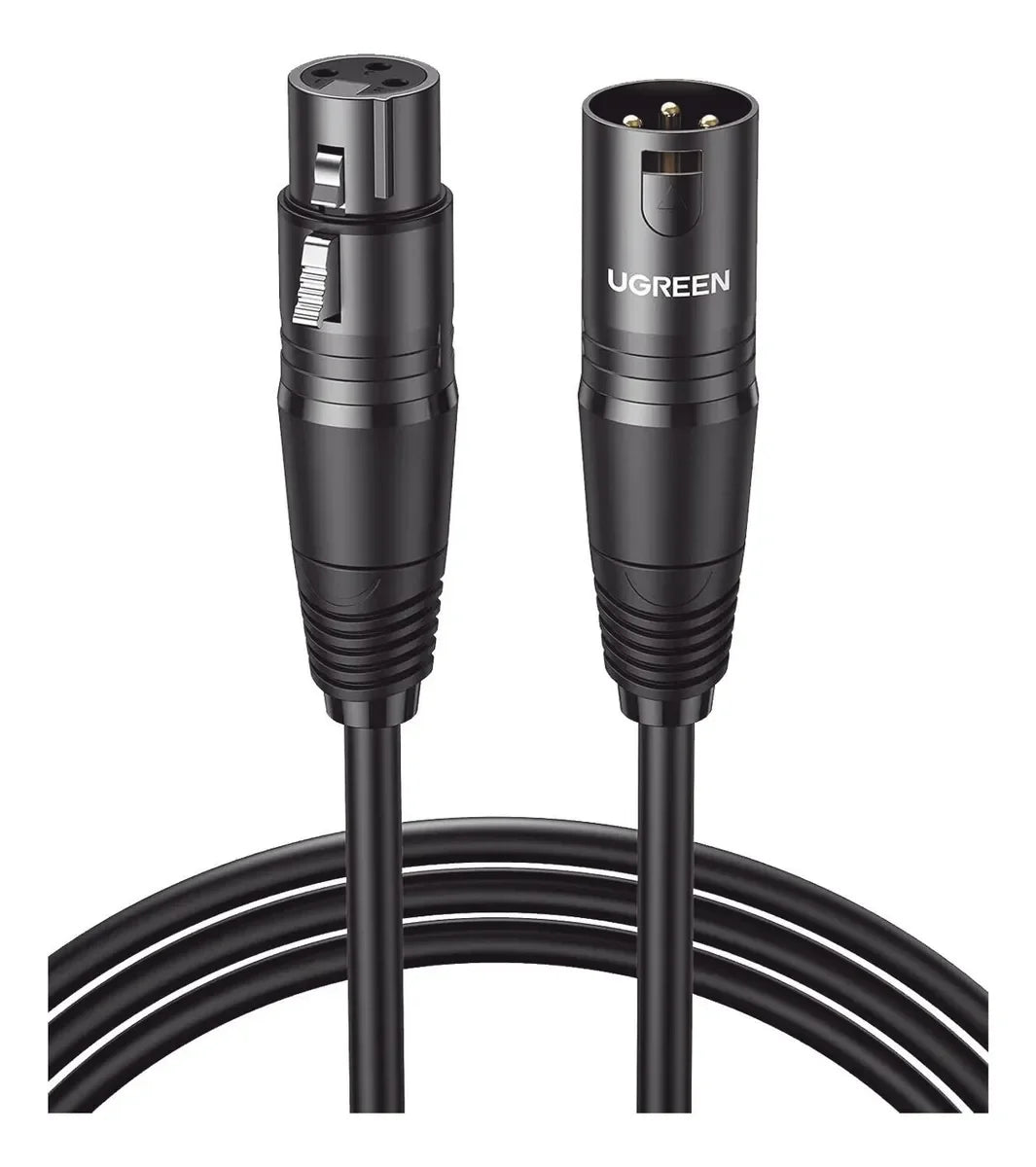 UGREEN AV130 20714 Cable de Audio XLR Macho a Hembra 10m