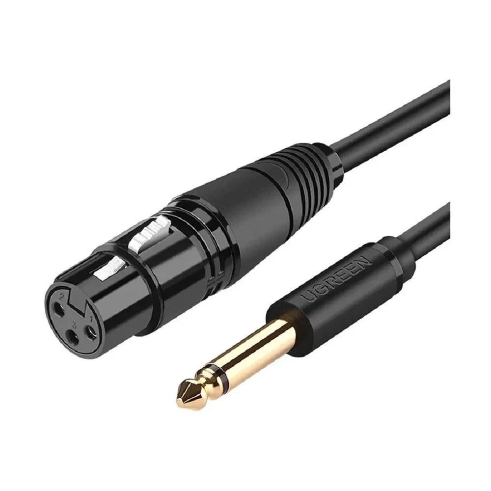 UGREEN AV131 20721 Cable Macho 6.35mm a Conector Hembra