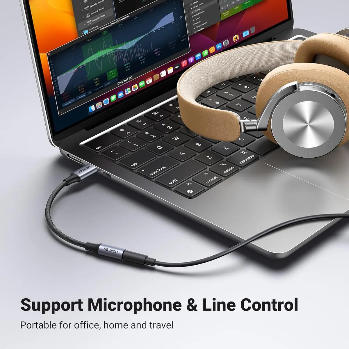 UGREEN AV161 80154 Adaptador USB-C to 3.5mm Jack DAC Auxiliar Hi-Fi Stereo