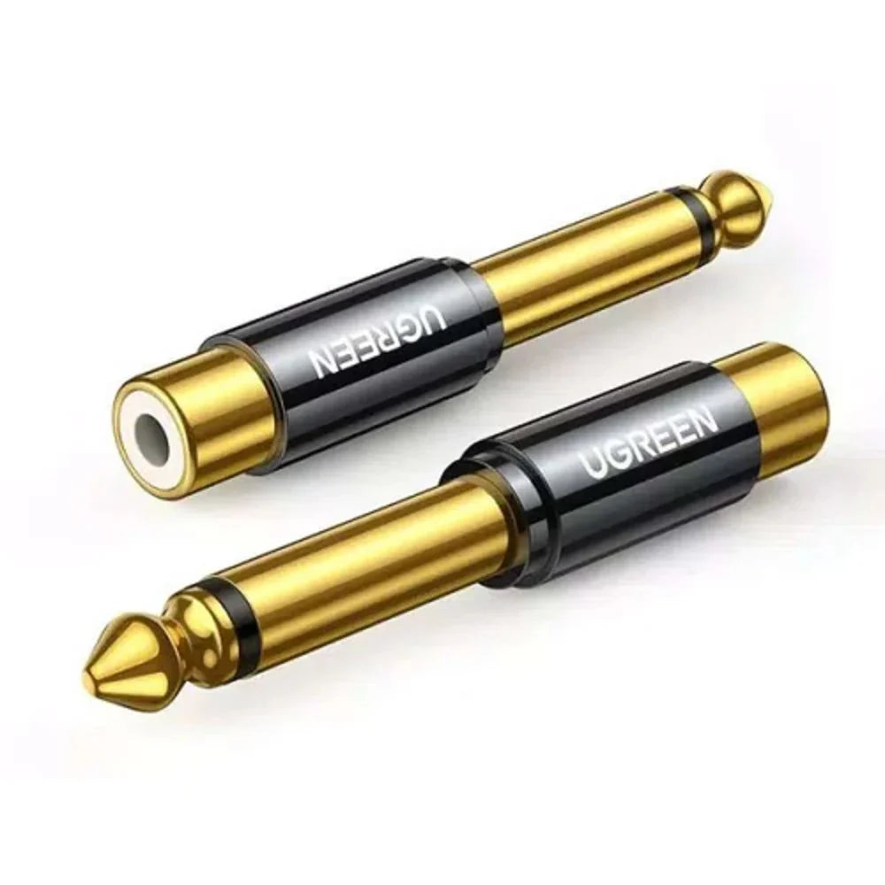 UGREEN AV169 80731 Adaptador Jack 6.35 Macho a RCA Hembra