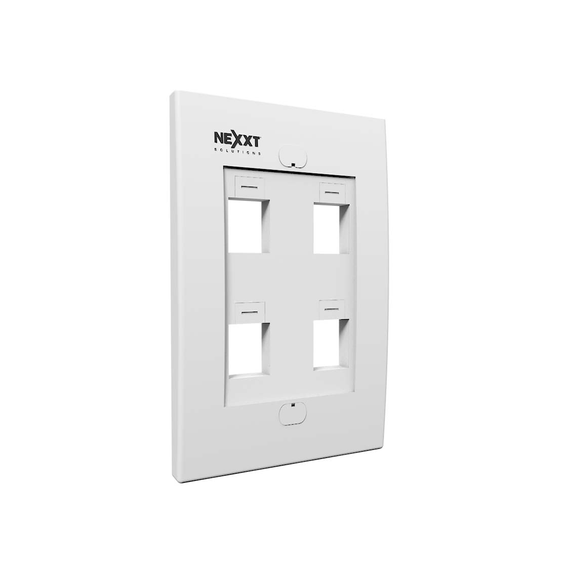 NEXXT SOLUTIONS AW160NXT04 Placa de Pared 4 Puertos Faceplate