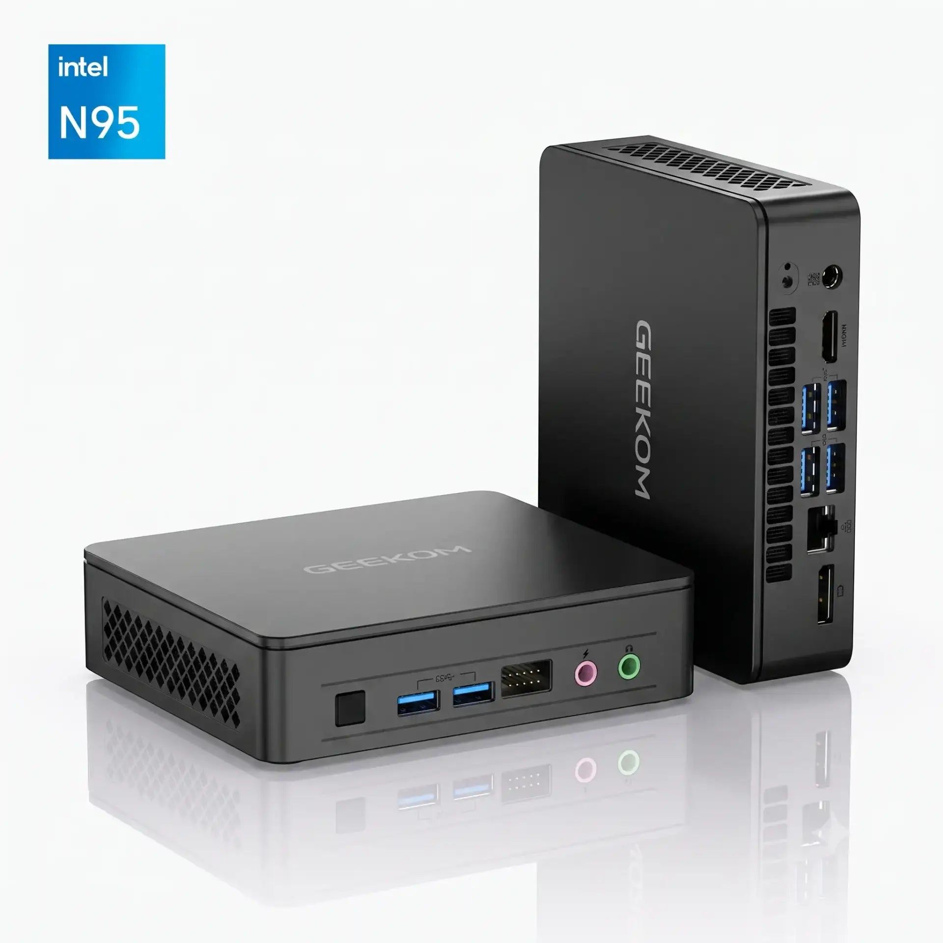 GEEKOM Air12 Lite Mini PC Alto Rendimiento Intel N95 hasta 16 GB de RAM y hasta 2TB de almacenamiento